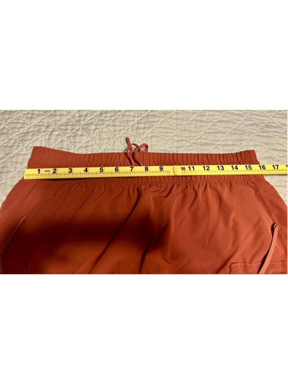 Apana Women's Orange Skort Skirt Shorts Size L Summer Yoga - Picture 6 of 7